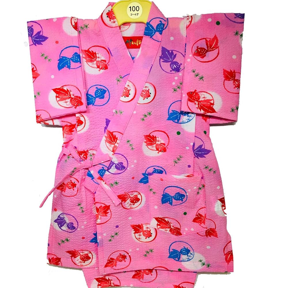 Amazon.co.jp: [竹とんぼ] 甚平 子供 日本製 キッズ 女の子